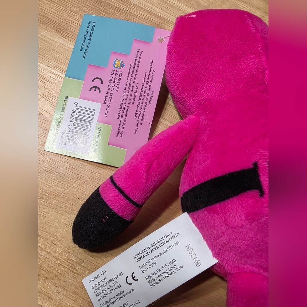 Pink Plush Toy Squid Game - Picture 6 of 6